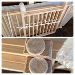 IKEA イケア　SNIGLAR スニーグラル ベビーベッド, ビーチ, 60x120 cmの画像