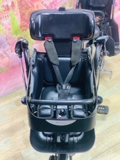❷5857子供乗せ電動アシスト自転車Panasonic20インチ良好バッテリー