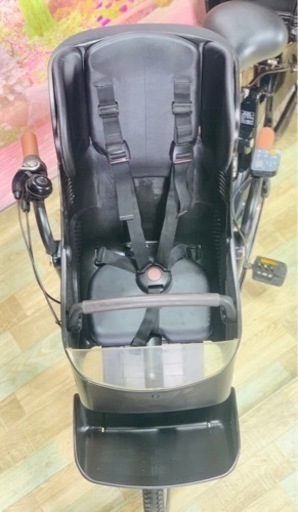 ❶5858子供乗せ電動アシスト自転車Panasonic20インチ良好バッテリー