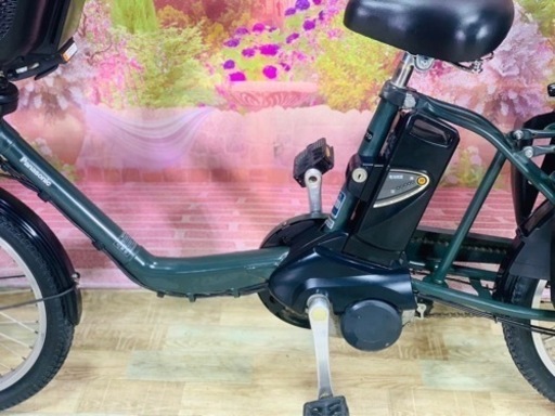 ❷5860子供乗せ電動アシスト自転車Panasonic20インチ良好バッテリー