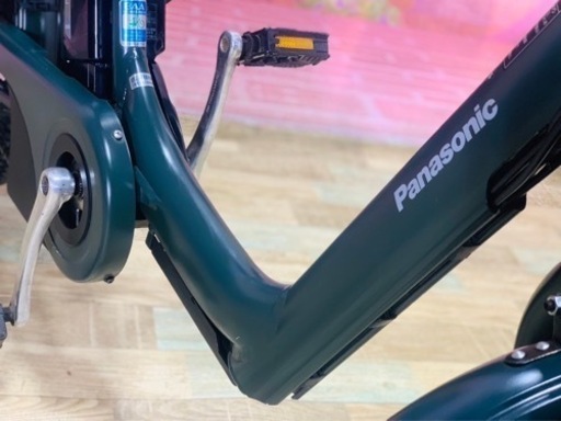 ❶5861子供乗せ電動アシスト自転車Panasonic20インチ良好バッテリー