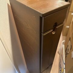 やけに立派な家具調ゴミ箱