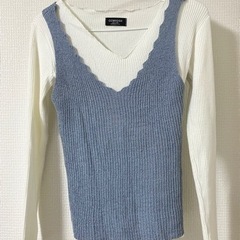 {新品・未着用}インナー付きニットビスチェ(made in Ko...
