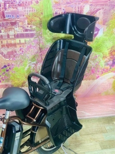 ❶5877子供乗せ電動アシスト自転車ブリヂストン20インチ良好バッテリー