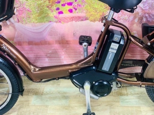 ❷5877子供乗せ電動アシスト自転車ブリヂストン20インチ良好バッテリー