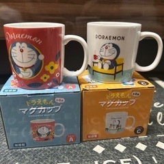 【値下げ】【新品未使用】ドラえもんのマグカップ2つセット