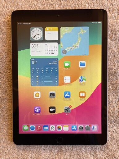 iPad ６ silver Wi-Fi ３２GB　バッテリー８６％