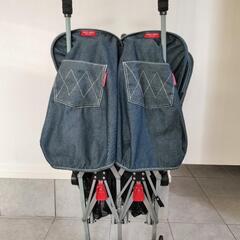 双子用ベビーカー　MACLAREN　人気のデニム