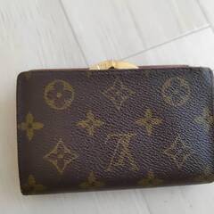 ルイ・ヴィトン・モノグラム LOUIS VUITTON がま口財布 M61663 二つ折り財布 ブラウン  レディースの画像