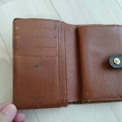 ルイ・ヴィトン・モノグラム LOUIS VUITTON がま口財布 M61663 二つ折り財布 ブラウン  レディースの画像