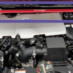 お話中 プリウス50系 ストラットタワーバー取付