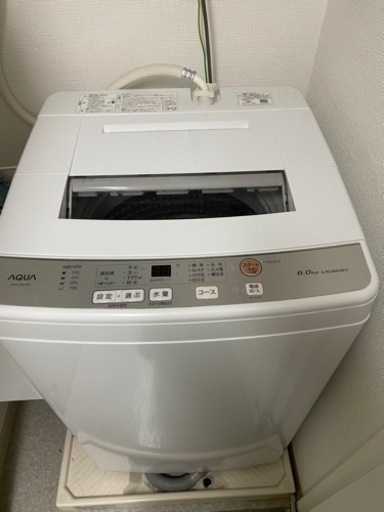 洗濯機6kg（AQUA）