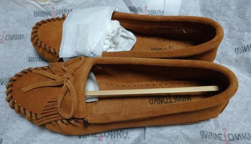 新品 minnetonka ミネトンカ      キルティ スエード モカシン\n\n