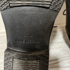 ◯美品●フェイクレザーシューズ 27cm ※本革ではありませんの画像