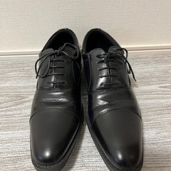 ◯美品●フェイクレザーシューズ 27cm ※本革ではありませんの画像