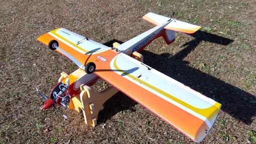ラジコン飛行機　カルマートα　サイトー４サイクルエンジン付き