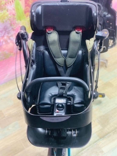 ❶5853子供乗せ電動アシスト自転車Panasonic20インチ良好バッテリー
