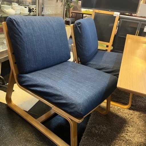 無印良品 MUJI ダイニングセット ダイニングテーブル ダイニングチェア ダイニング テーブル チェア シンプル ナチュラル デニムカバー デニム