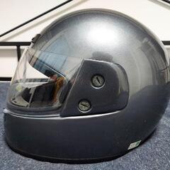 バイクヘルメット　ガンメタ　まあまあ綺麗の画像