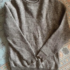GUESS グレー　メンズ　ニット　Mサイズ