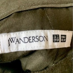 【美品】JW ANDERSON スラックス ウエスト79 オリーブ メンズの画像