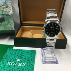 新品仕上げ済み ROLEX 腕時計 エクスプローラー1 自動巻き AT オートマチック 114270 SS ブラック文字盤 おしゃれ 堺市 石津【ジャングルジャングル石津店】の画像