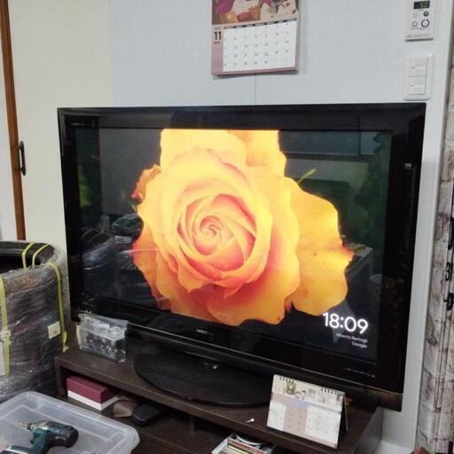 日立　HDD内蔵　プラズマテレビ　４６型
