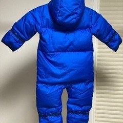 美品✨Colombia ベビー/キッズ ダウン スノーウェア 80〜90cm オーバーオール ジャンプスーツ の画像