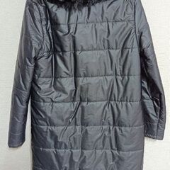 リボン　フリル　ダウンコート　Lの画像