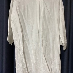 ナチュラル白シャツLサイズ美品の画像