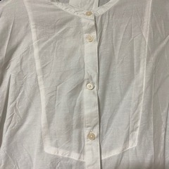 ナチュラル白シャツLサイズ美品の画像