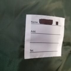 ユニクロ　130 　中綿　アウター　　紺の画像