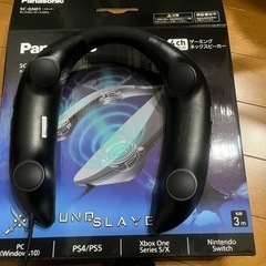 SC-GN01 ゲーミング ネックスピーカー Panasonic 中古美品　最近まで利用していたもので、傷や汚れ殆どなし！ ゲーム用途悪くないです。の画像