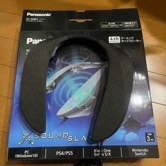 SC-GN01 ゲーミング ネックスピーカー Panasonic 中古美品　最近まで利用していたもので、傷や汚れ殆どなし！ ゲーム用途悪くないです。の画像