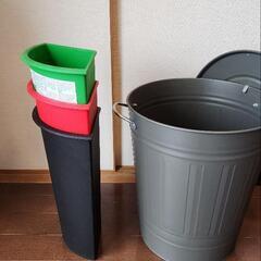 ikea アンティーク ブリキ ゴミ箱の画像