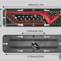 １２-２４V兼用フルLED(ファイバー)テールの画像