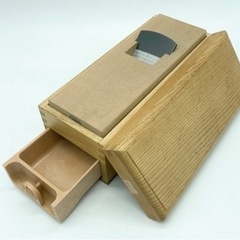 未使用◆木製かつ箱◆鰹節削り器◆貝印◆BS4500◆