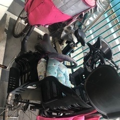 子供乗せ　電動3人乗り自転車の画像