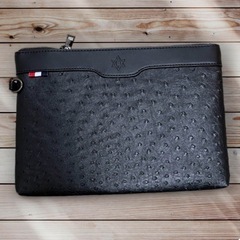 【新品未使用】メンズクラッチバッグ 結婚式 ビジネス セカンドバッグ Lサイズ ブラックの画像