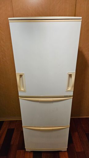シャープ 冷蔵庫 SJ-WA35M-W、合計345L