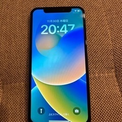 iPhoneX 256G ホワイト【画面・バッテリー新品】