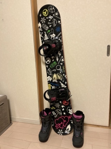 初心者に対応　スノボ　サロモン147 ブーツもセットで