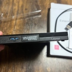 美品　ポータブルDVDドライブの画像