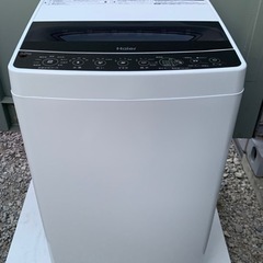 HAIER 洗濯機 2021年製 JW-C55D 5.5kg ホワイト/ブラック 一人暮らし 単身 学生