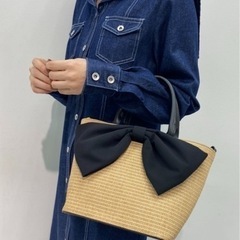 リボンショルダーバッグ
