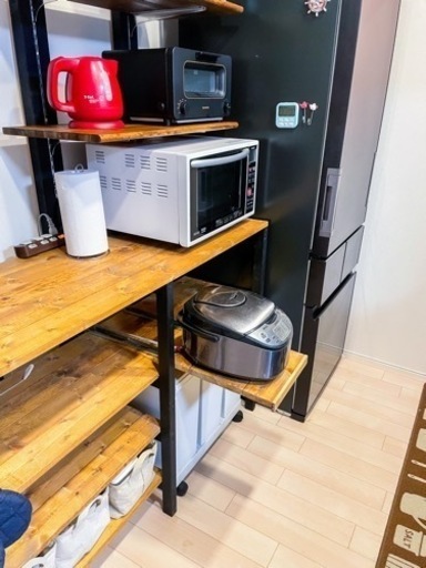 キッチン　食器棚　カップボード　DIY
