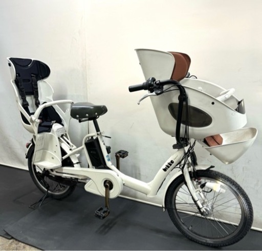 関東全域送料無料　業界最長12ヶ月保証　電動自転車　ブリヂストン　ビッケポーラー　20インチ 13.2ah パワフル　白