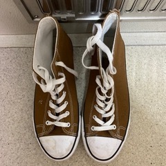 ブラウンスニーカー　26.5cm  連絡歓迎‼️の画像