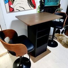 カウンターテーブル、イスセット