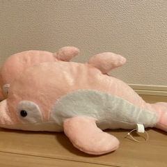 ぬいぐるみ　イルカ　ピンクの画像